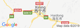 Xining map